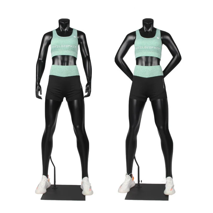 Fiberglass Full Body Standing Lifelike Athletic Garment Display Sports