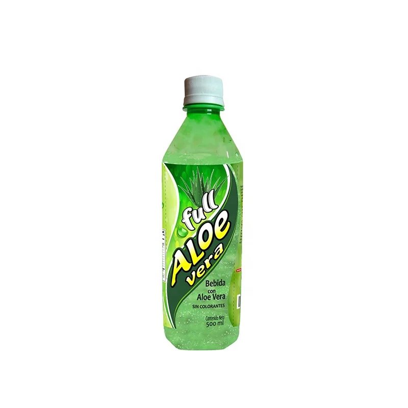 high quality pet bottled aloe vera drink 500ml*12 bottles aloe