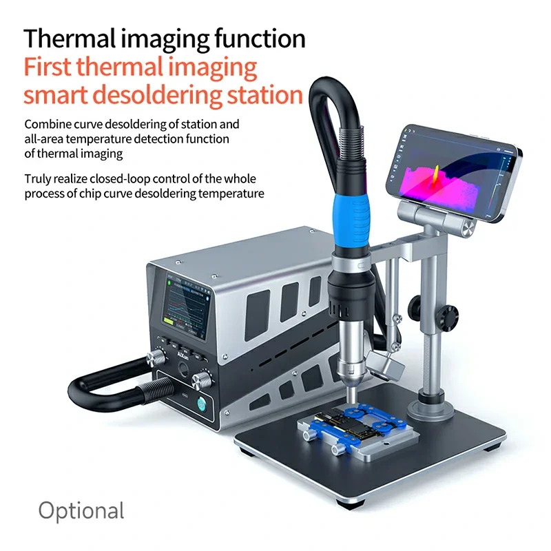 AiXun H314 High Power 1400W Smart Hot Air Heating Digital Intelligent Rework Station for SMD BGA Repair Tool Welding Station