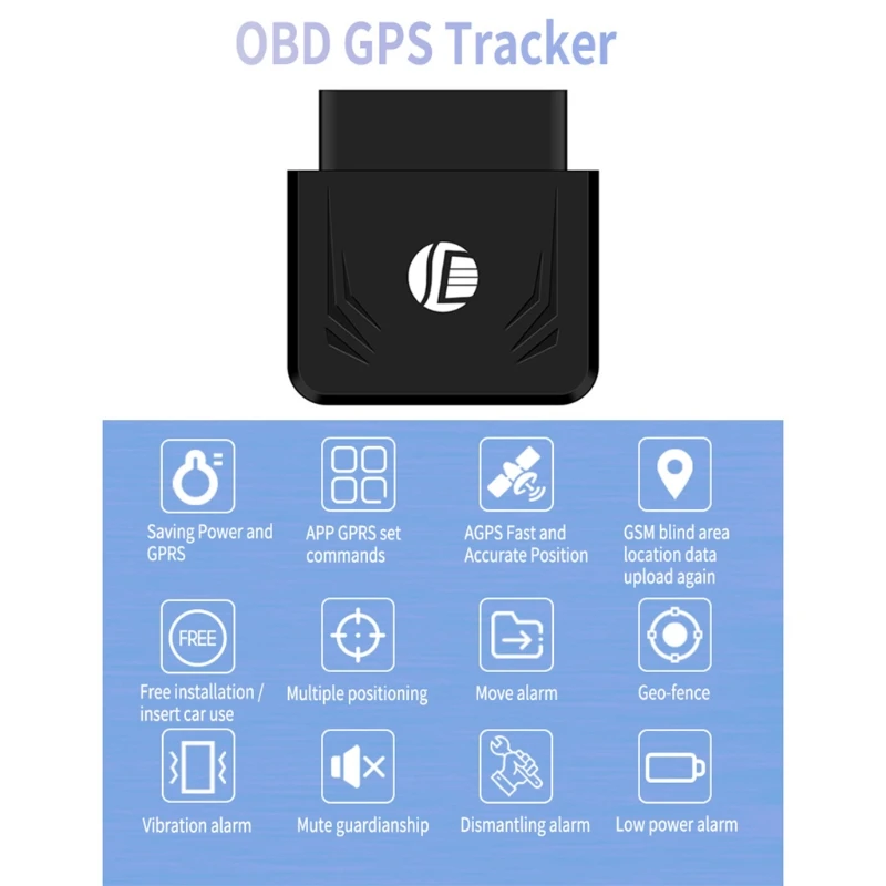 Free Install Obd Gps Tracker Plug And Work Tk306 Mini Obd Gps Tracker