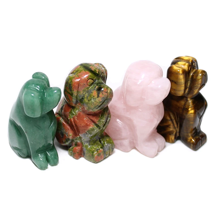 Small Size Natural Gemstone Dog Carvings Crystal Animals Figurines For Home  Decoration - Buy Carved Crystal Dog Animals,Small Natural Crystal Dog Animal  Figurines,Natural Crystal Dog Animal Carvings Product on 