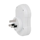 Uk For UK US Traverllers Go To Australia New Zealand Standard Earthed Australian Plug Adapter With 2USB