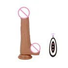 Womens Sex Toy Dildo Electronic Usb Rechargeable Silicone Dongs Realistic Remote Control Vibrator Dildo