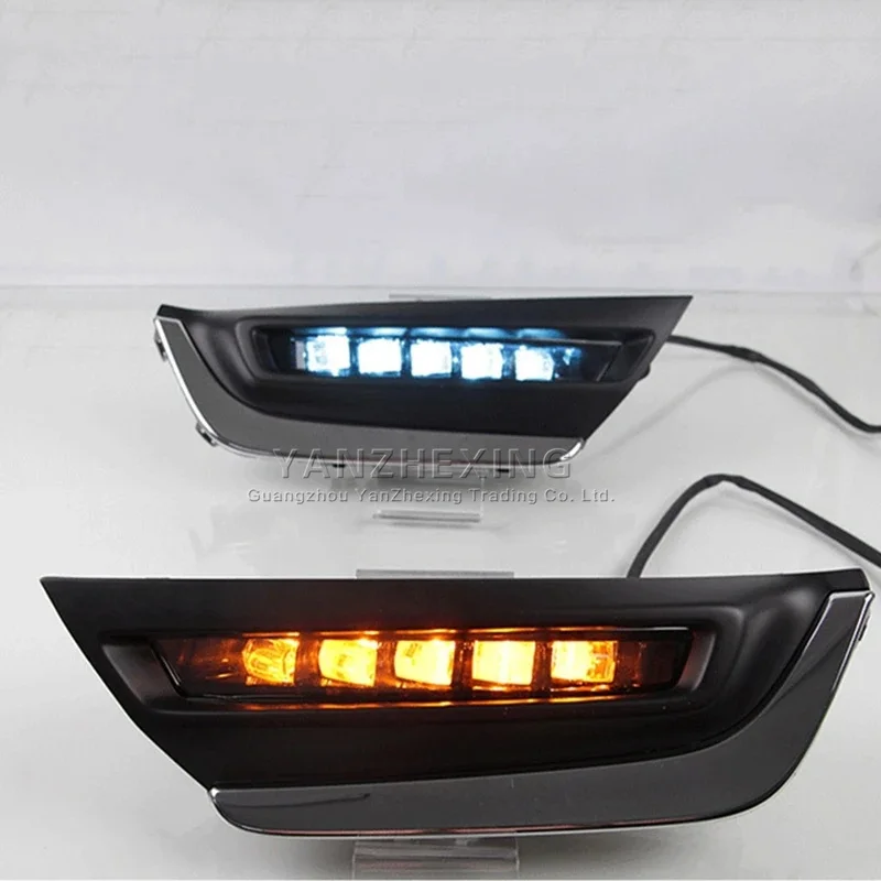 For Honda Crv Cr V Led Drl Driving Daytime Running Light Fog