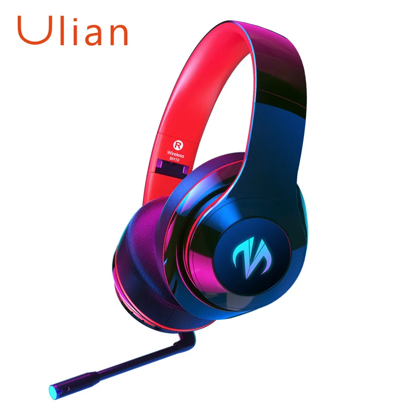 Bc10 Led Logo Rgb Gaming Headset With Microphone Wireless Headphones Bluetooth For Ps4 - Buy Gaming Bluetooth Headphones,Gaming Headset Led,Gaming Headset With Microphone Product on Alibaba.com
