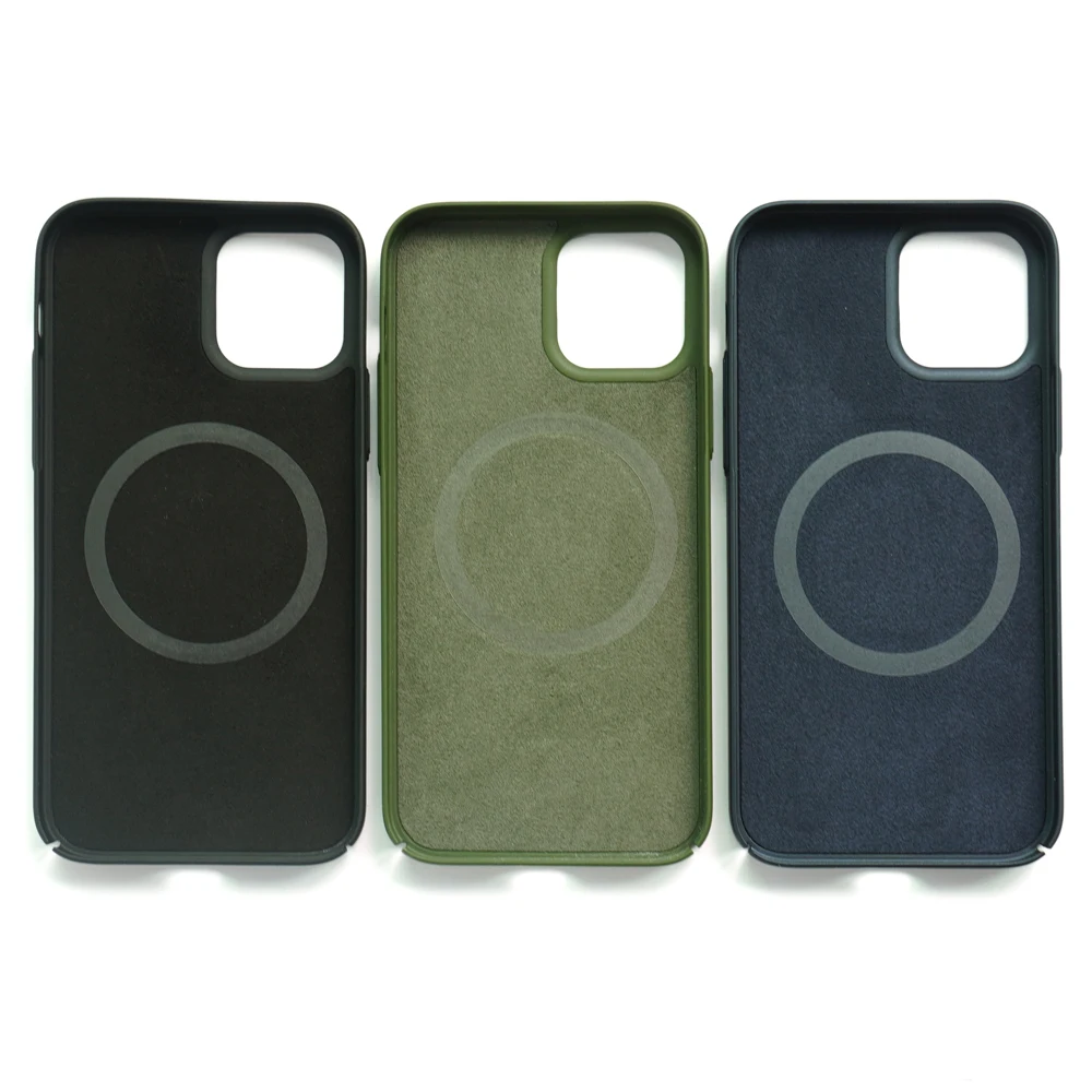 Silicone Feeling  Mobile Phone Case MagSafe case for iPhone 12 12 Pro 12 Pro Max Super Thin Magsafe Phone Case