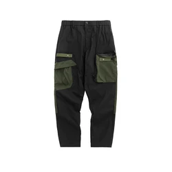 INFLATION Darkly Men Joggers Pants Multi-pocket Elastic Waist Harem Pants in Multi-pocket Men Streetwear Techwear Unisex