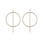 Earrings Hoop Personality Exaggerated Large Circle Geometric Stud Earrings Women Fashion Piercing Hoop Earrings
