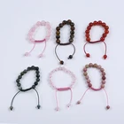 Stone Beads Bead Stone Bracelet Hot Sale Natural Different Styles Of Gemstone Stone Beads Braided Bracelets
