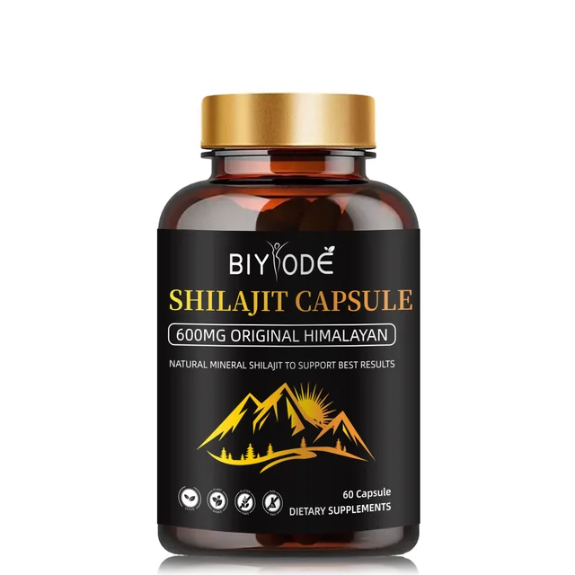 Shilajit Capsules High Quality Shilajit Resin Pure Himalayan Capsules shila jit Fulvic Acid