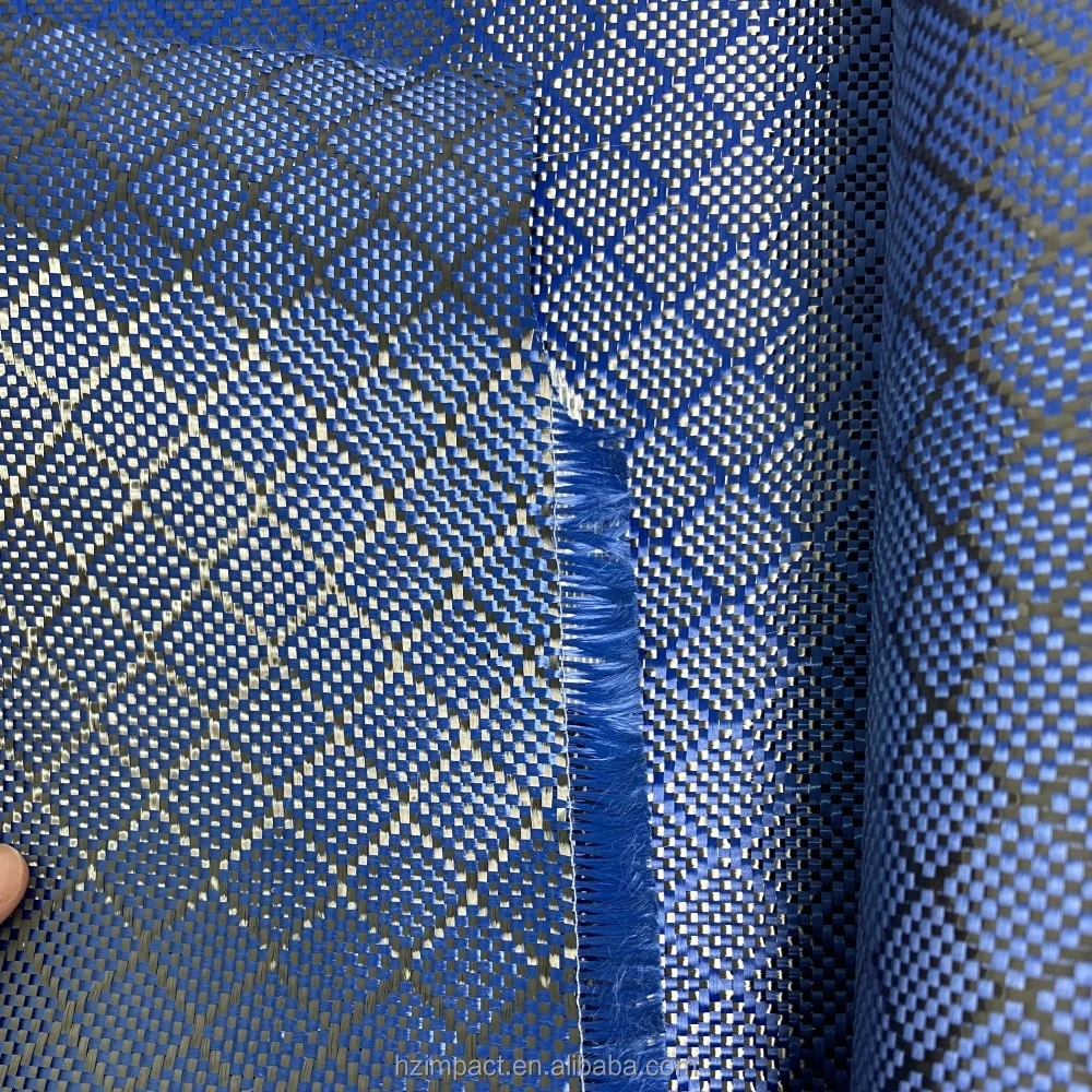 Blue Carbon Fiber Fabric Jacquard Weave Pattern Little Square Design Waterproof Black Carbon Fiber Fabrics Blue Carbon Fiber Fabric Jacquard Weave Pattern Little Square Design Waterproof Black Carbon Fiber Fabrics