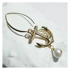 Jewelry Silver Trendy Women Earrings Jewelry Stainless Steel Silver Fashion Drop Long Drop-earrings