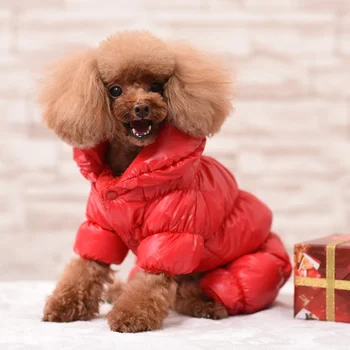 Wind-Proof Custom Wholesale Luxury Winter Dog Clothes Pet Jacket Waterproof Small and Big Dog Coat Apparel Designer Dog Clothing