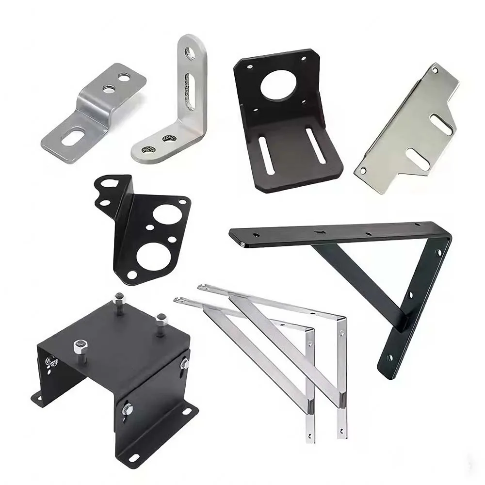 product precision oem custom metal product sheet metal part steel bending stainless steel l bracket laser cutting fabrication service-7