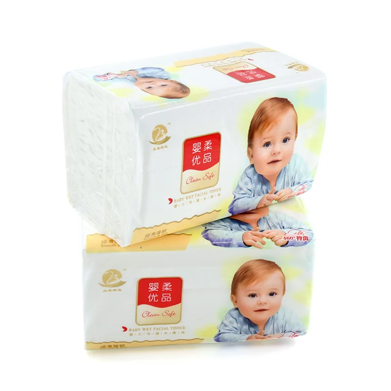 Factory Cheep Price Facial tissue 3ply paper soft pack customized printed logo bamboo tissue towel paper