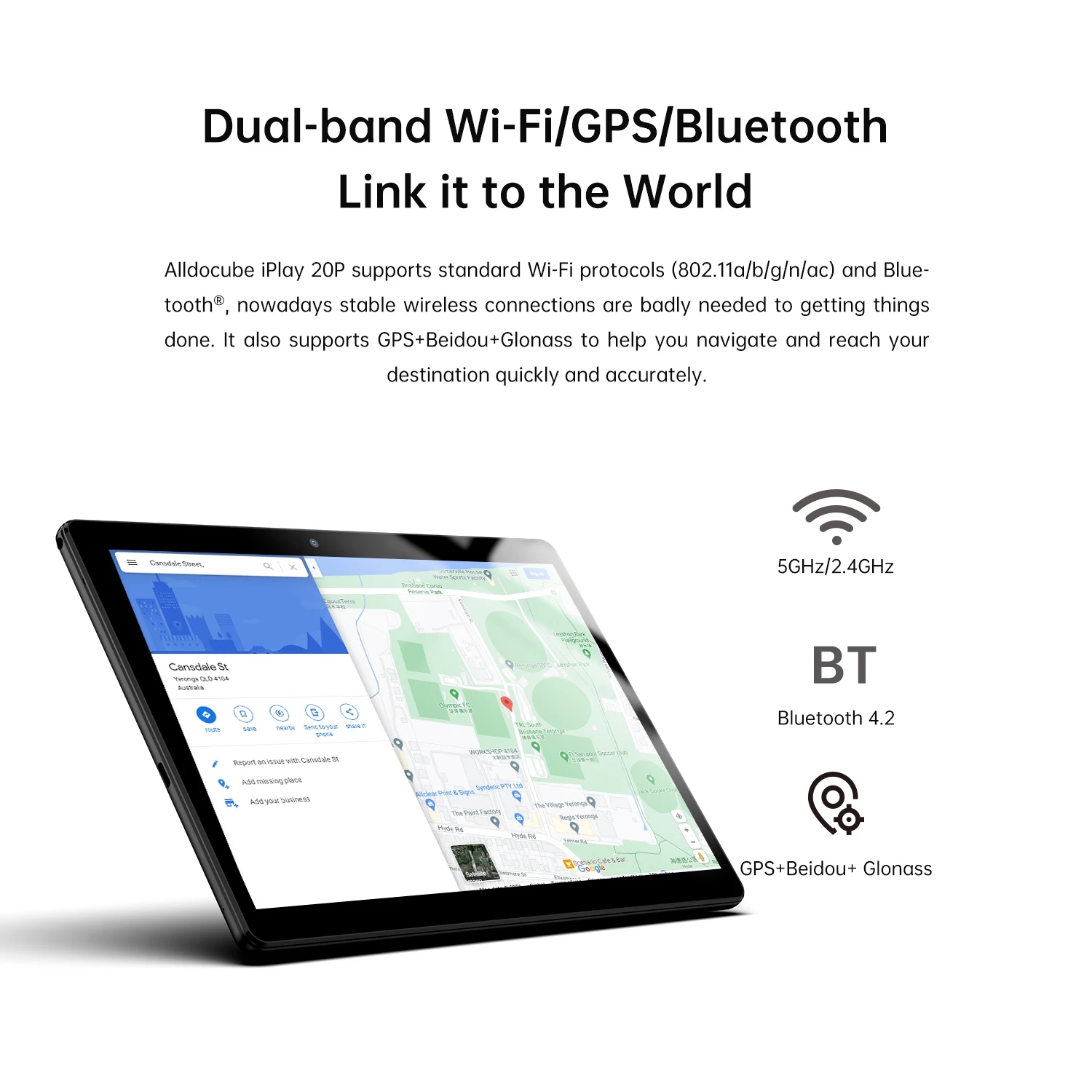 ALLDOCUBE iPlay 20P 4G Call Tablet 10.1 inch 6GB+128GB Android 11