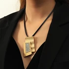 Pendant 2021 Popular Fashion Trend Style Women Necklace Elegant Minimalist Geometric Pendant Necklace