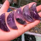 Moon Amethyst Moon Wholesale Natural Crystal Gemstone Moon Carvings Amethyst Crystal Moon