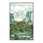 Paintings Painting Wall Art Metal Atmospheric Chinese Style Porch Gold LANDSCAPE Paintings Wall Art Painting