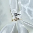 Band Eternity Fashion 925 Silver Jewelry Wedding Band Eternity Rose Ring For Women
