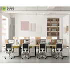 Desk Office Modern 8 Seater Hot Desk Office Work Station Staff Table Office Desk
