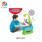 Three-in-one Educational Activity Learning Desk Toys Children Table Painting Board Table Kids Drawing Projector