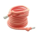 String Wholesale Eco-friendly Custom Color 6mm Round Draw String With Knots 2 Colors Silicone Tips Hoddies Stings