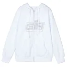 Y2K Rhinestone Zipper Oversized Sweatshirts 2021 Summer Goth Hoodies Women Hooded Jacket Streetwear