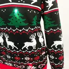 Unisex Sweater Unisex Crewneck High Quality Jacquard Knitted Custom Led Light Sweater For Christmas