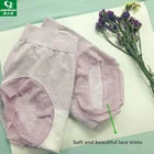 Pant Trim Wholesale Ladies Underwear Spandex Pant Soft Floral Lace Cotton Pant High Waist Lace Trim Panties