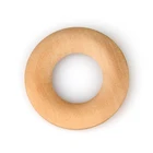 Wood Beads Wood Beads Wood Decorative Natural Baby Teething Wood Beads Garland Wooden Beads For Jewelry Making