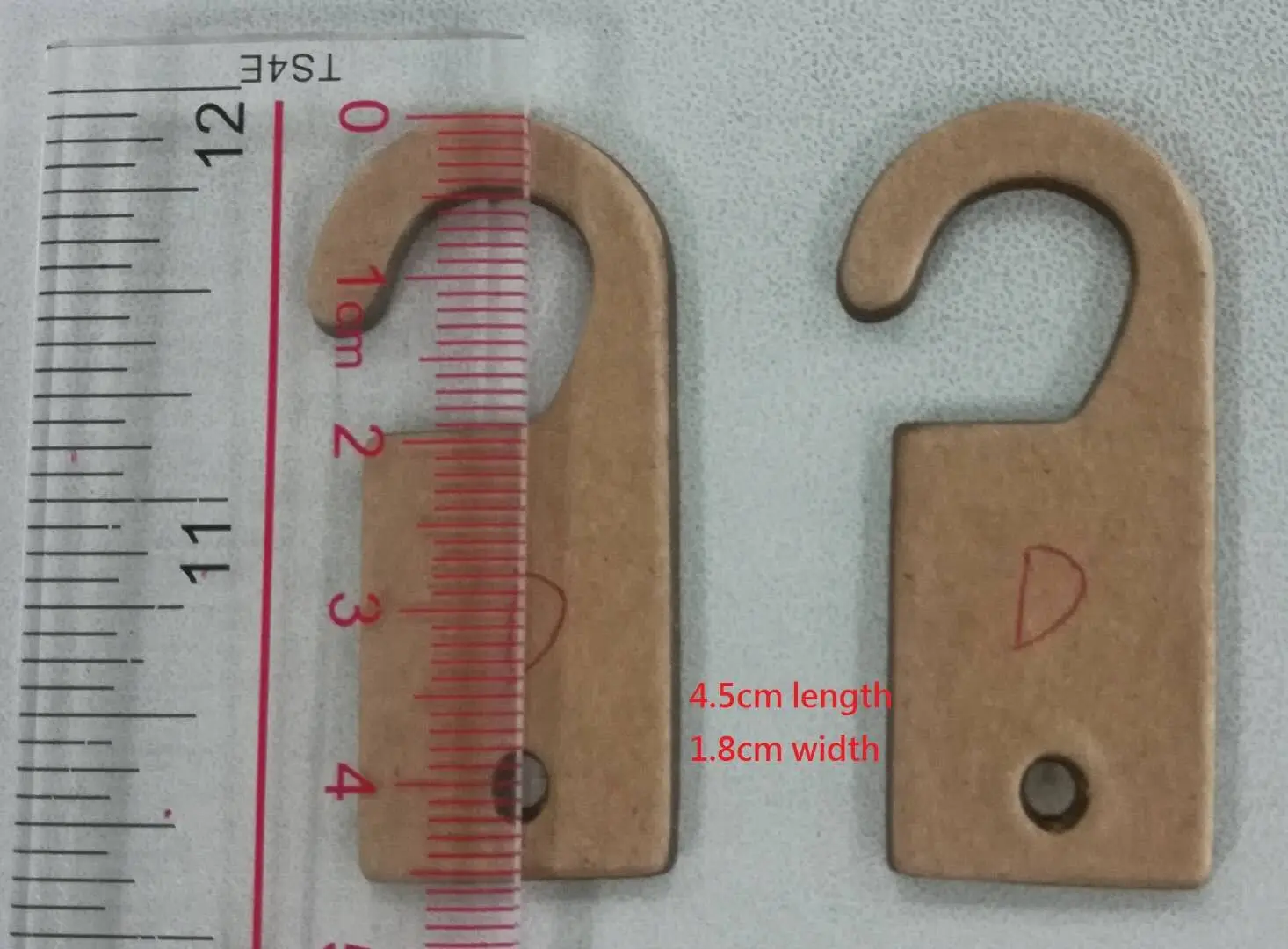 Eco Friendly Recycled Paper Cardboard Sock Hanger 1.5mm Thickness For Commercial Use