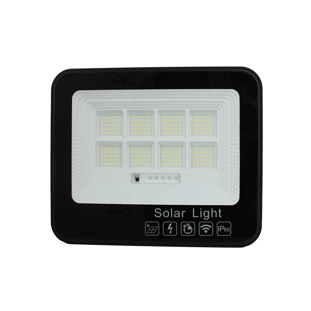 Hot selling solar floodlight one tow two super bright solar floodlight 100 200 300 watt Led solar street outdoor light