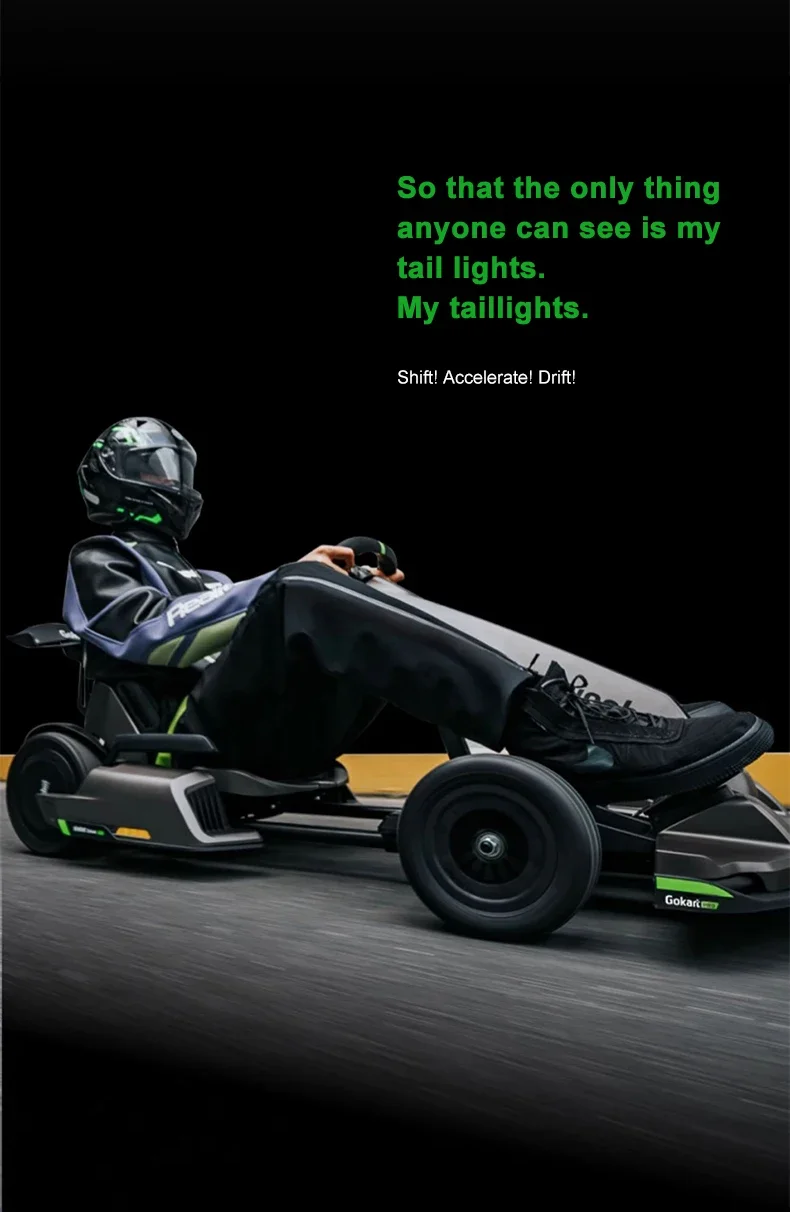 2024 Nine Bot Original Go Kart Pro 2 Gokarts 432Wh Battery Top Speed 43km/h Wholesale Electric Go Kart