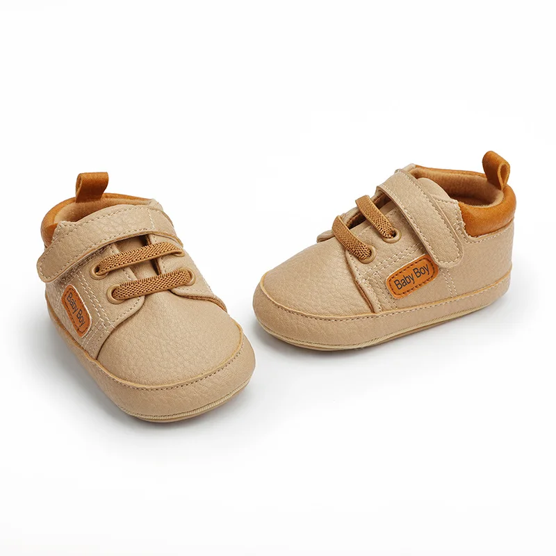 202 Hot Selling High Quality Soft TPR Anti-slip Outsole Babies Toddler Boy Shoes Prewalker Shoes for Boys details