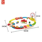Trains Set Model Wooden Train Set Wooden Trains Track Toy Set Track Station Railway Model Educational Toys For Children