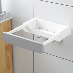 2023 Hot sell Household storage items Bathroom shelf retractable basin storage rack Wall mounted Storage holders