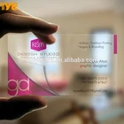 Cards Transparent Business Card CMYK Printing Transparent Plastic Cards Membership Cards With Rfid Chips