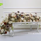Reception Top Table Floral Garland Runner Centerpiece Flower Decoration