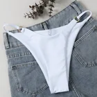 White Beachwear 2021 Thong Bikini White Beachwear 1 Piece Bathing Suit Woman Wholesale Bikinis