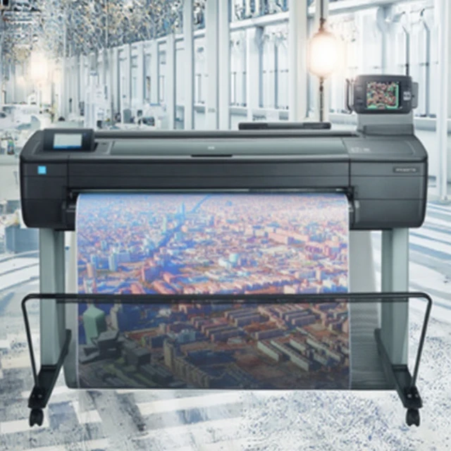 Multifunctional Digital Large Format CAD Printer Print-Scan-Copy H P Design Jet T730 36 Inch Color Inkjet Printer