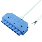 European Power Cord LED G4 Extension Cable Male To Female Mirco Connector For Led Panel 12V~24V