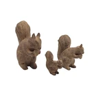 Animal Garden Decorator Resin Animal Squirrel Holiday Party Christmas Decorative Crafts