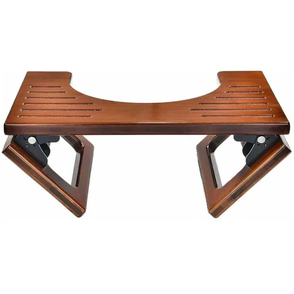 product wooden toilet stool foldable toilet foot stool ergonomic adjustable height potty step stool footrest for household bathroom use-6