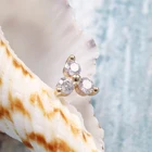 Gold Flower Jewelry Flower Eternal Metal 14K Gold Flower Threadless Ear Piercing Jewelry