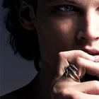 Rings Snake Drop Ship 8 Retro Punk Rings Octopus Dragon Snake Adjustable Rings