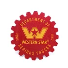 Paypal Wholesale Brand Custom Embroidered Emblems Sew-on Badges Customized Or Bespoke Service Abnomal Shape Any Size Shape T/T Paypal