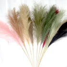 Wedding FCD-1001Amazon Hot Artificial Feather Artificial Wedding Flowers Faux Pampas Grass