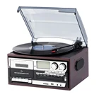 Player Radio Multi Vinyl Turntable Player With CD Player USB SD Record AUX Input Radio And Cassette Function