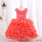 Girl Yoliyolei Toddler Frock Vestidos 2021 Fall Party Girl Dresses Outong Garment Gowns Ready Made Kids Formal Dress